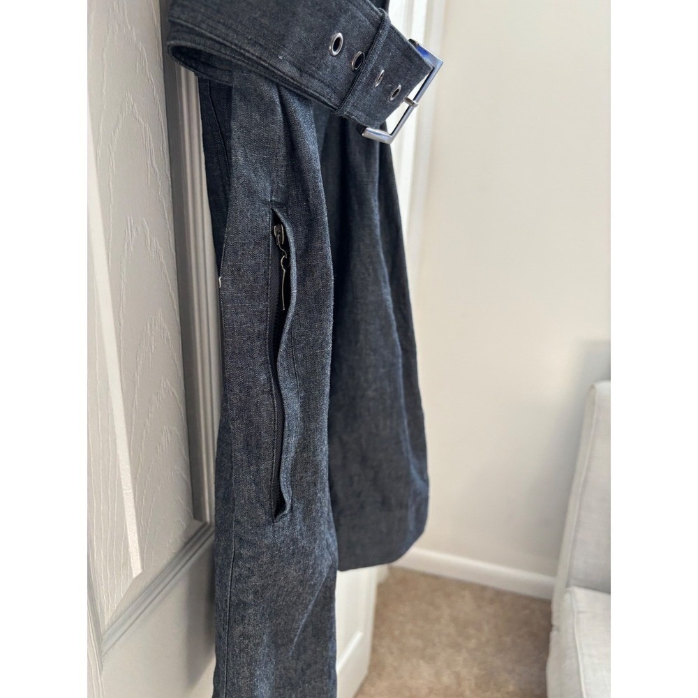 New York & Company Denim Shirt Dress, Size 8, 100% Cotton, Belted, Classic Style - Picture 7 of 7